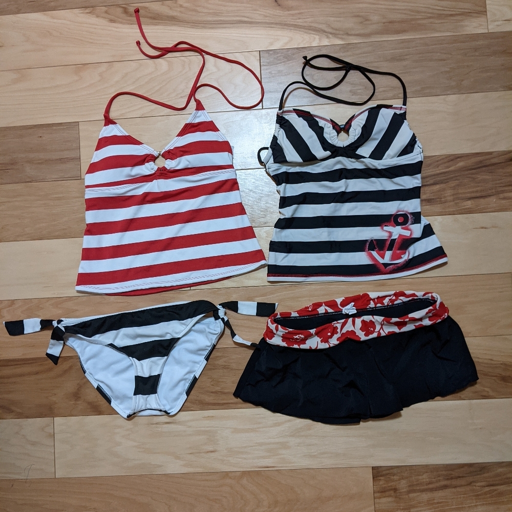 Two tankini swim suits small